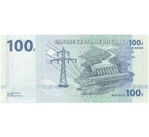 100 франков 2007 года Конго (ДРК) — Фото №2
