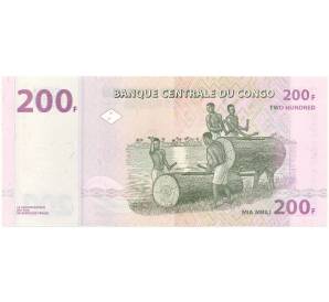 200 франков 2007 года Конго (ДРК) — Фото №2