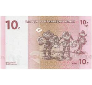10 сантимов 1997 года Конго (ДРК) — Фото №2