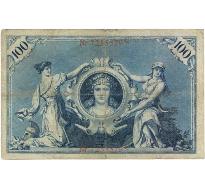 Банкнота 100 марок 1907 года Германия (Артикул B2-7855)