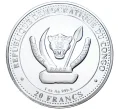 Монета 20 франков 2021 года Конго (ДРК) «Вымершие хищники — Кетцалькоатль» (Артикул M2-53092)