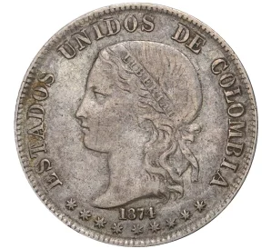 2 десимо 1874 года Колумбия