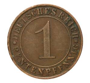 1 рентенпфенниг 1924 года А — Фото №2