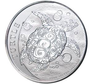 5 долларов 2015 года Ниуэ «Черепаха Бисса»