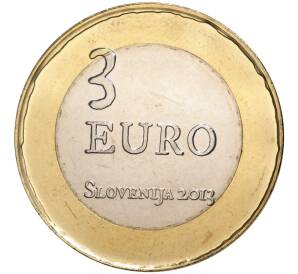 3 евро 2013 года Словения «300 лет крестьянскому восстанию в Толмино»