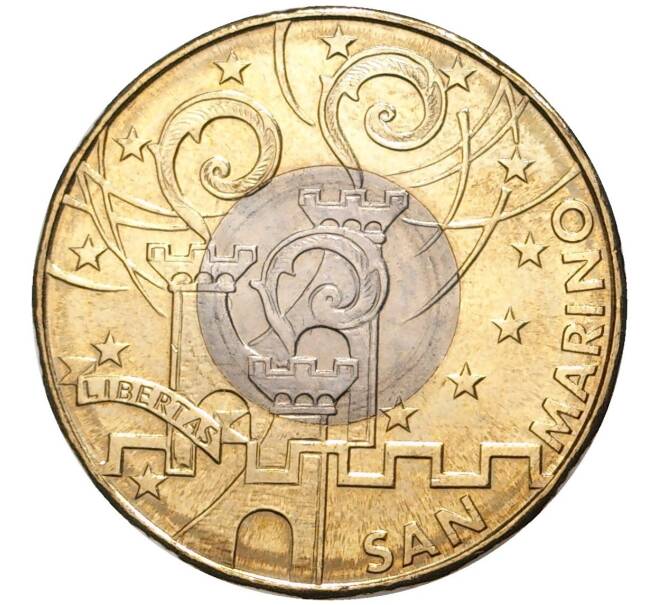 Монета 5 евро 2017 года Сан-Марино «30 лет со дня рождения Марко Симончелли» (Артикул M2-6172)