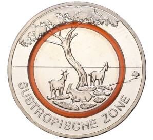5 евро 2018 года D Германия «Субтропическая климатическая зона» — Фото №1