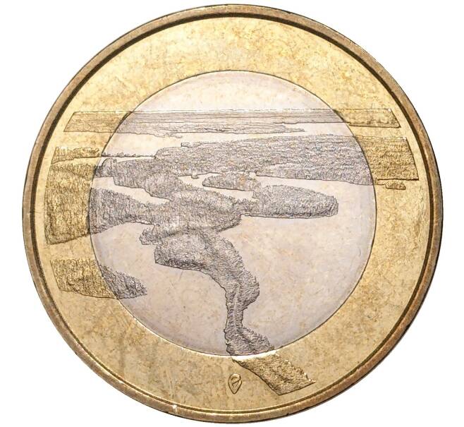 Монета 5 евро 2018 года Финляндия «Ландшафты Пункахарью» (Артикул M2-7935)