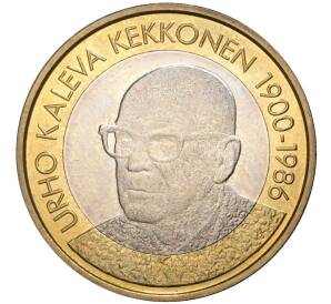 5 евро 2017 года Финляндия «Президенты Финляндии — Урхо Калева Кекконе» — Фото №1