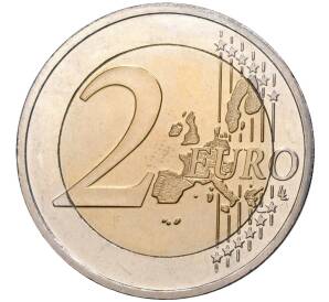 2 евро 2005 года Австрия «50 лет подписанию договора о нейтралитете Австрии» — Фото №2