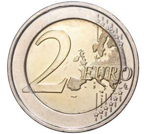 2 евро 2008 года Бельгия «60 лет Всеобщей Декларации Прав Человека» — Фото №2