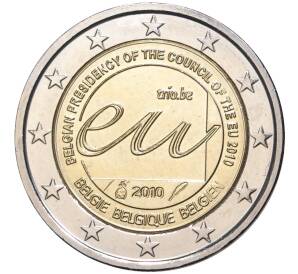 2 евро 2010 года Бельгия «Председательство Бельгии в Европейском Союзе»