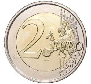 2 евро 2015 года Бельгия «30 лет флагу Европейского союза»
