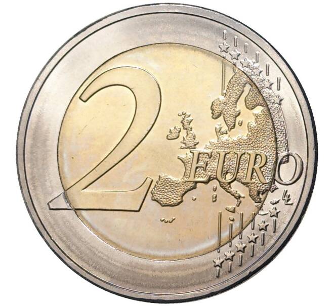 Монета 2 евро 2015 года J Германия «25 лет объединению Германии» (Артикул M2-0049)