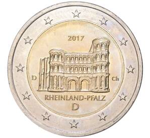 2 евро 2017 года D Германия «Федеральные земли Германии — Рейнланд-Пфальц (Порта Нигра)» — Фото №1