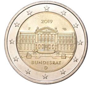 2 евро 2019 года F Германия «70 лет Бундесрату» — Фото №1