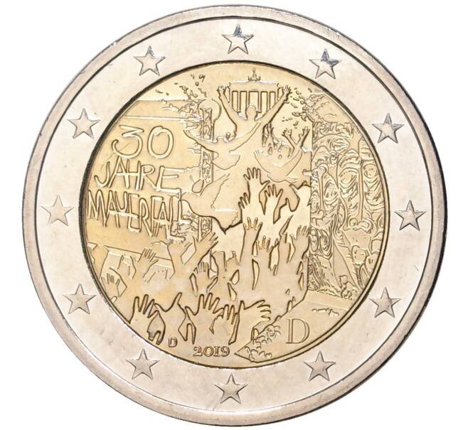 Монета 2 евро 2019 года D Германия «30 лет падению Берлинской стены» (Артикул M2-32626)