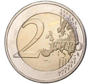 2 евро 2014 года Греция «400 лет со дня смерти Эль Греко — Доменикос Теотокопулос»