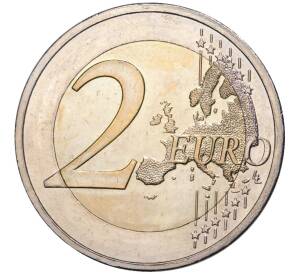 2 евро 2015 года Греция «75 лет со дня смерти Спиридона Луиса» — Фото №2