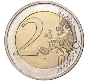 2 евро 2018 года Греция «75 лет со дня смерти Костиса Паламаса» — Фото №2