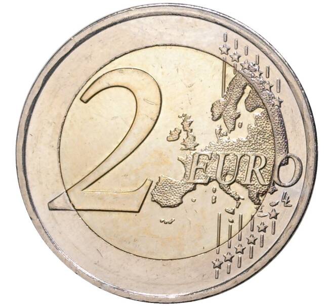 Монета 2 евро 2018 года Греция «70 лет cоюзу Додеканеса с Грецией» (Артикул M2-8478)
