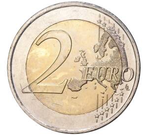 2 евро 2021 года Греция «200 лет Греческой революции» — Фото №2