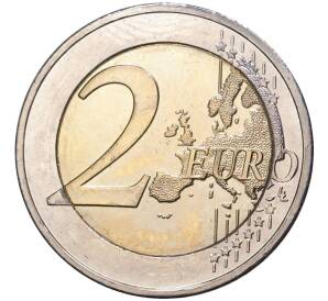 2 евро 2012 года Кипр «10 лет евро наличными» — Фото №2