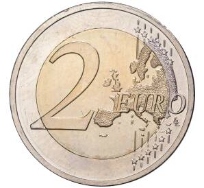 2 евро 2015 года Кипр «30 лет флагу Европейского союза»