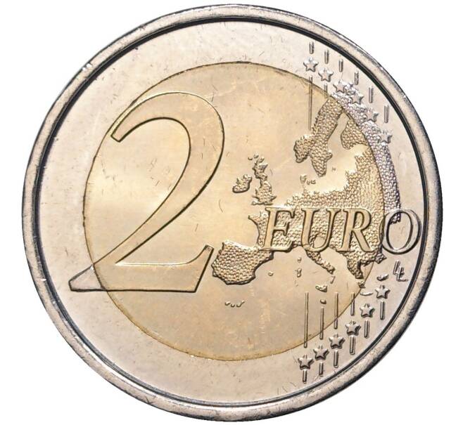 Монета 2 евро 2012 года Испания «10 лет евро наличными» (Артикул M2-5664)