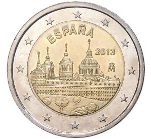 2 евро 2013 года Испания «ЮНЕСКО — Монастырь Эскориал» — Фото №1
