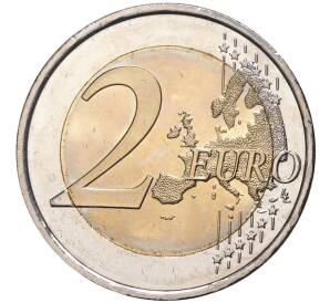 2 евро 2018 года Испания «ЮНЕСКО — Сантьяго-де-Компостела» — Фото №2