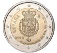 Монета 2 евро 2018 года Испания «50 лет со дня рождения Филиппа VI» (Артикул M2-7180)