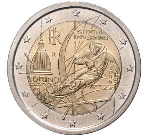 2 евро 2006 года Италия «XX зимние Олимпийские Игры 2006 в Турине»