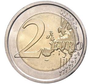 2 евро 2012 года Италия «10 лет евро наличными»