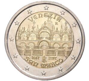 2 евро 2017 года Италия «400 лет со дня постройки Собора Святого Марка» — Фото №1