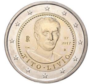 2 евро 2017 года Италия «2000 лет со дня смерти Тита Ливия» — Фото №1