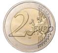 Монета 2 евро 2015 года Латвия «Черный аист» (Артикул M2-1494)