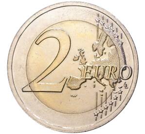 2 евро 2016 года Латвия «Латвийская бурая корова» — Фото №2