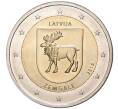 Монета 2 евро 2018 года Латвия «Исторические области Латвии — Земгале» (Артикул M2-8335)