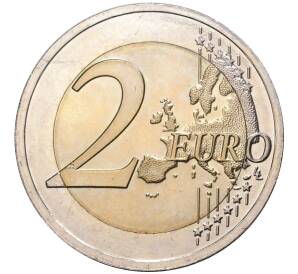 2 евро 2018 года Латвия «100 лет государствам Балтики» — Фото №2