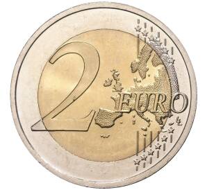 2 евро 2015 года Литва «Литовский язык» — Фото №2