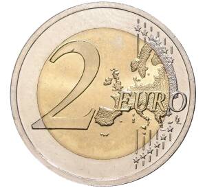 2 евро 2015 года Литва «30 лет флагу Европейского союза»