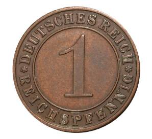 1 рейхспфенниг 1934 года D — Фото №2