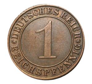 1 рейхспфенниг 1935 года J — Фото №2