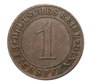 1 рейхспфенниг 1935 года D Германия — Фото №2