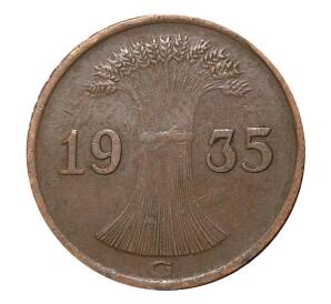 1 рейхспфенниг 1935 года G Германия — Фото №1