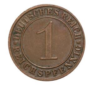 1 рейхспфенниг 1935 года Е — Фото №2