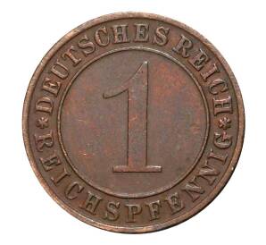 1 рейхспфенниг 1936 года D — Фото №2