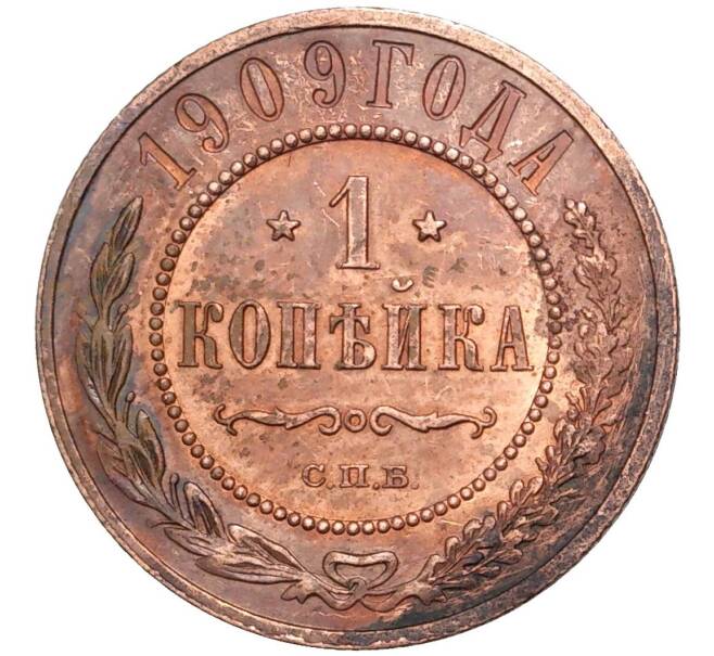 Монета 1 копейка 1909 года СПБ (Артикул K11-0764)