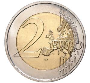 2 евро 2007 года Люксембург «Замки Люксембурга — Дворец Великих герцогов»